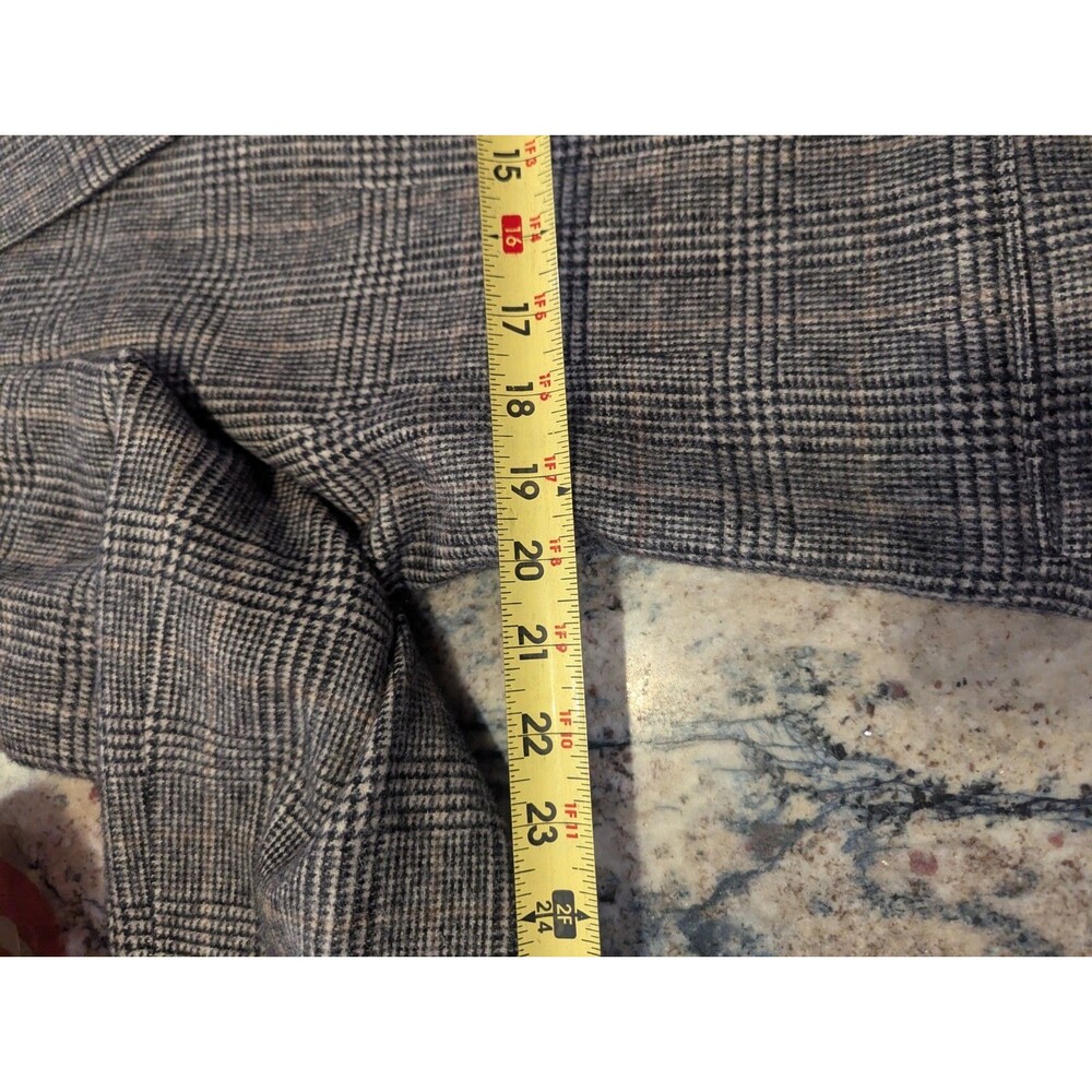 Jos A Bank Camel Hair Glen Plaid Sport Coat Blazer Jacket Brown Tan Men's 38r - Picture 8 of 8